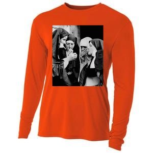 Nuns Smoking Cooling Performance Long Sleeve Crew