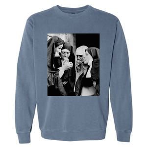 Nuns Smoking Garment-Dyed Sweatshirt