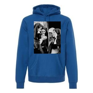 Nuns Smoking Premium Hoodie