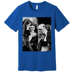 Nuns Smoking Premium T-Shirt