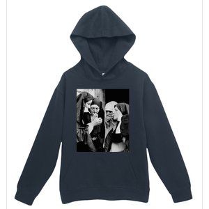 Nuns Smoking Urban Pullover Hoodie