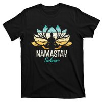 Namastay Sober NA AA 12 Step Recovery  T-Shirt