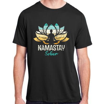 Namastay Sober NA AA 12 Step Recovery  Adult ChromaSoft Performance T-Shirt