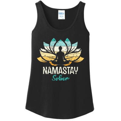 Namastay Sober NA AA 12 Step Recovery  Ladies Essential Tank