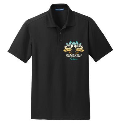 Namastay Sober NA AA 12 Step Recovery  Dry Zone Grid Polo