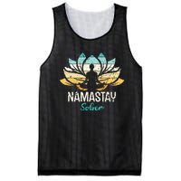 Namastay Sober NA AA 12 Step Recovery  Mesh Reversible Basketball Jersey Tank