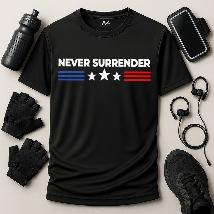 Never Surrender Never Surrender Cooling Performance Crew T-Shirt