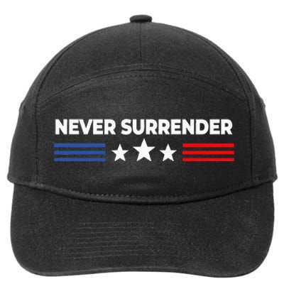 Never Surrender Never Surrender 7-Panel Snapback Hat