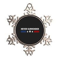 Never Surrender Never Surrender Metallic Star Ornament