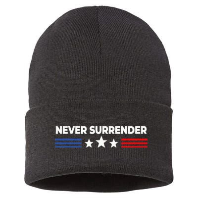 Never Surrender Never Surrender Sustainable Knit Beanie