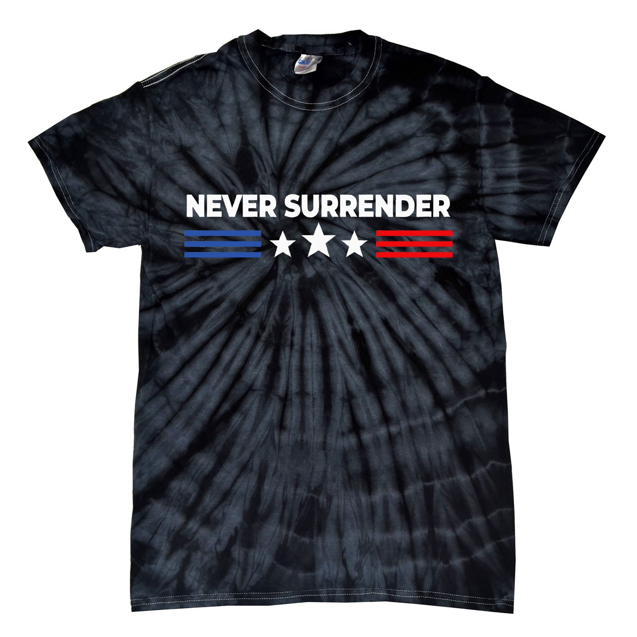 Never Surrender Never Surrender Tie-Dye T-Shirt
