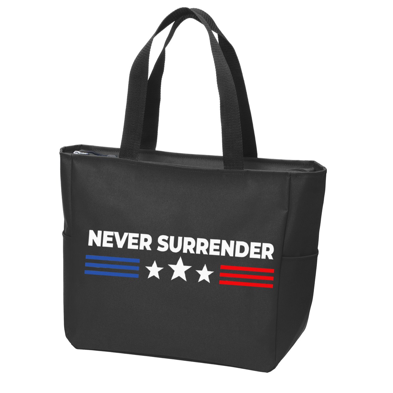 Never Surrender Never Surrender Zip Tote Bag