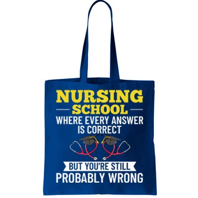 Nurse Student Nursing School Education Graduate Great Gift Tote Bag