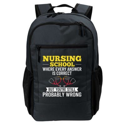 Nurse Student Nursing School Education Graduate Great Gift Daily Commute Backpack