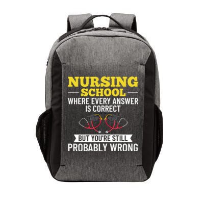 Nurse Student Nursing School Education Graduate Great Gift Vector Backpack