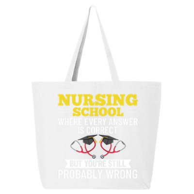 Nurse Student Nursing School Education Graduate Great Gift 25L Jumbo Tote