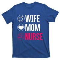 Nursery Stethoscope Nursing Gift Wife Mom Nurse Gift T-Shirt