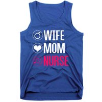 Nursery Stethoscope Nursing Gift Wife Mom Nurse Gift Tank Top