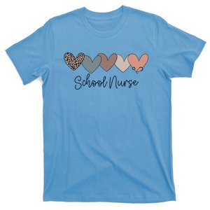 Novelty School Nurse Life Heart Love Nurse Week Gift T-Shirt