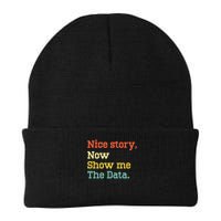 Nice Story Now Show Me The Data Analyst Data Scientist Retro Knit Cap Winter Beanie