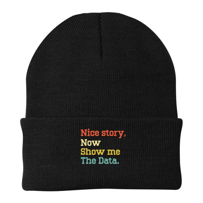 Nice Story Now Show Me The Data Analyst Data Scientist Retro Knit Cap Winter Beanie