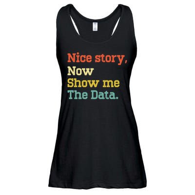 Nice Story Now Show Me The Data Analyst Data Scientist Retro Ladies Essential Flowy Tank
