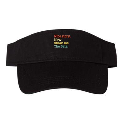 Nice Story Now Show Me The Data Analyst Data Scientist Retro Valucap Bio-Washed Visor