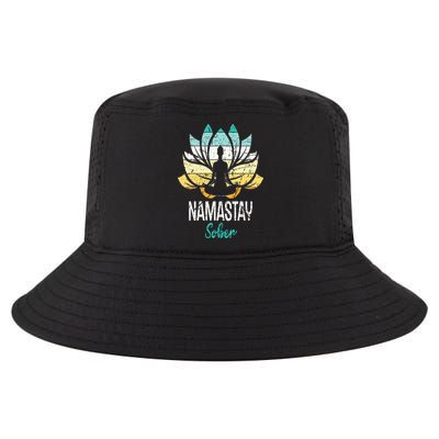 Namastay Sober NA AA 12 Step Recovery Narcotics Anonymous Cool Comfort Performance Bucket Hat