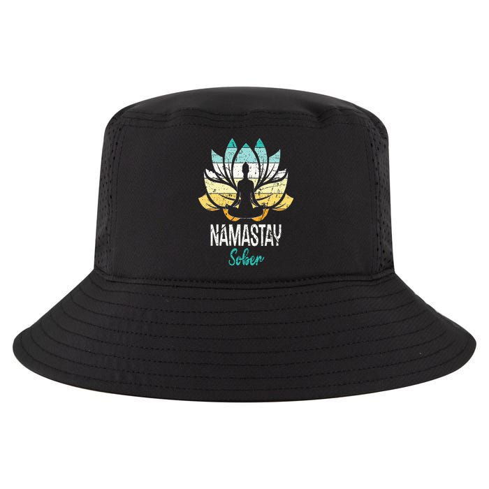 Namastay Sober NA AA 12 Step Recovery Narcotics Anonymous Cool Comfort Performance Bucket Hat