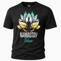 Namastay Sober NA AA 12 Step Recovery Narcotics Anonymous Performance Shirt