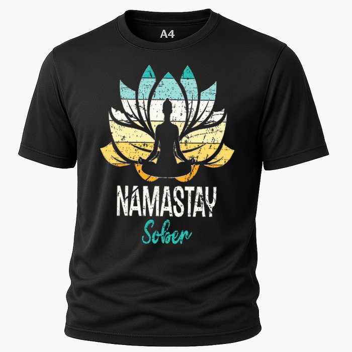 Namastay Sober NA AA 12 Step Recovery Narcotics Anonymous Performance Shirt