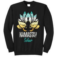 Namastay Sober NA AA 12 Step Recovery Narcotics Anonymous Sweatshirt