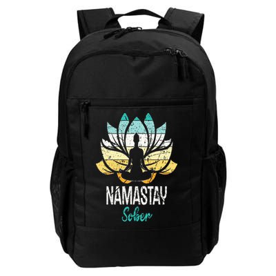 Namastay Sober NA AA 12 Step Recovery Narcotics Anonymous Backpack