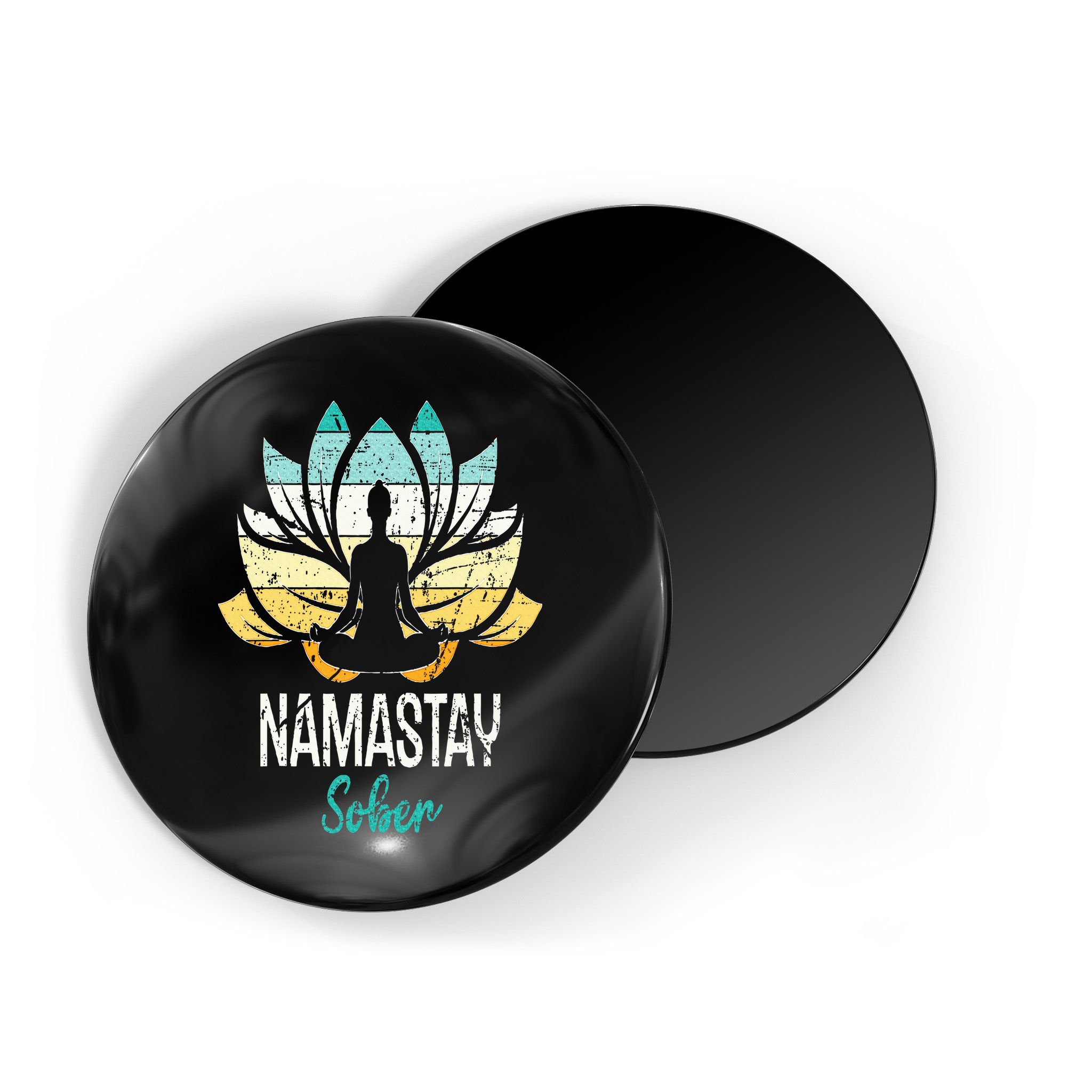 Namastay Sober NA AA 12 Step Recovery Narcotics Anonymous Magnet