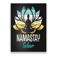 Namastay Sober NA AA 12 Step Recovery Narcotics Anonymous Poster