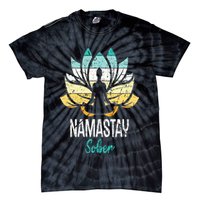 Namastay Sober NA AA 12 Step Recovery Narcotics Anonymous Tie-Dye T-Shirt