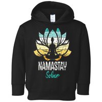 Namastay Sober NA AA 12 Step Recovery Narcotics Anonymous Toddler Hoodie