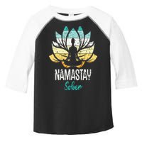 Namastay Sober NA AA 12 Step Recovery Narcotics Anonymous Toddler Fine Jersey T-Shirt