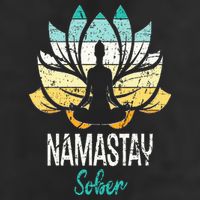 Namastay Sober NA AA 12 Step Recovery Narcotics Anonymous Golf Towel