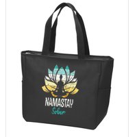 Namastay Sober NA AA 12 Step Recovery Narcotics Anonymous Zip Tote Bag