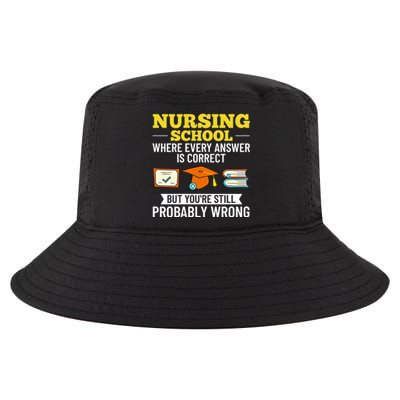 Nurse Student Nursing School Education Graduate Gift Cool Comfort Performance Bucket Hat