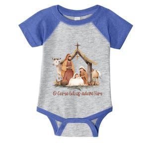 Nativity Scene North Star Baby Jesus Infant Baby Jersey Bodysuit