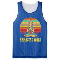 Namastay Sober Na Aa 12 Step Recovery Narcotics Anonymous Great Gift Mesh Reversible Basketball Jersey Tank