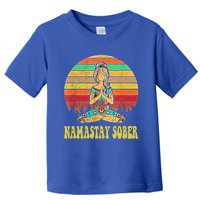 Namastay Sober Na Aa 12 Step Recovery Narcotics Anonymous Great Gift Toddler T-Shirt