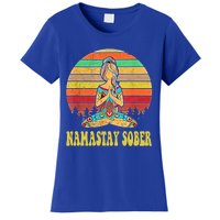 Namastay Sober Na Aa 12 Step Recovery Narcotics Anonymous Great Gift Women's T-Shirt