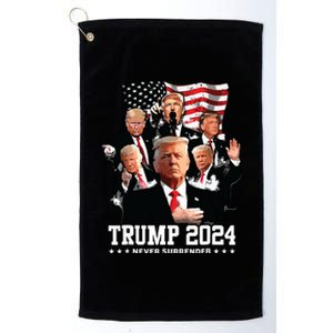 Never Surrender Platinum Collection Golf Towel