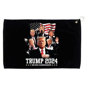 Never Surrender Grommeted Golf Towel