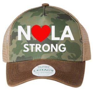 Nola Strong New Orleanssupport Never Forget Nola Strong Legacy Tie Dye Trucker Hat