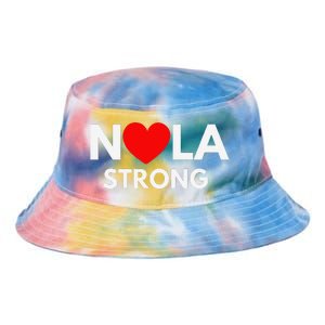 Nola Strong New Orleanssupport Never Forget Nola Strong Tie Dye Newport Bucket Hat