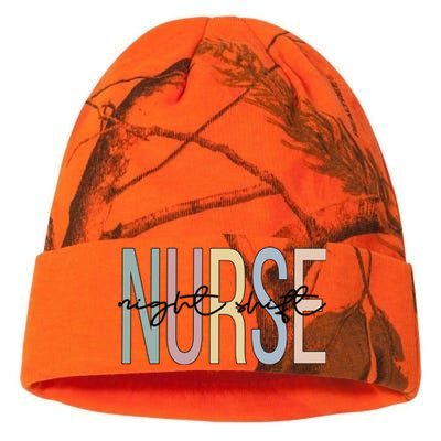 Night Shift Nurse Boho Night Shift Nursing Gift Kati Licensed 12" Camo Beanie